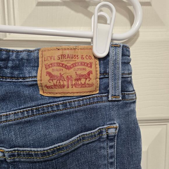 Levi’s 726 High Rise Flare Jeans Medium Wash Size 26 - Picture 7 of 9